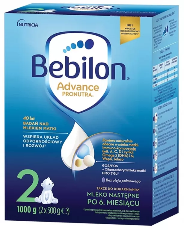 BEBILON 2 ADVANCE PRONUTRA MLEKO 1000 G