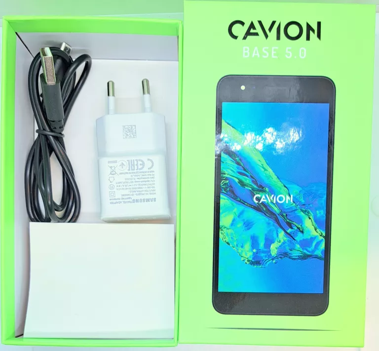SMARTFON CAVION BASE 5.0 SZARY 3/8GB KOMPLET