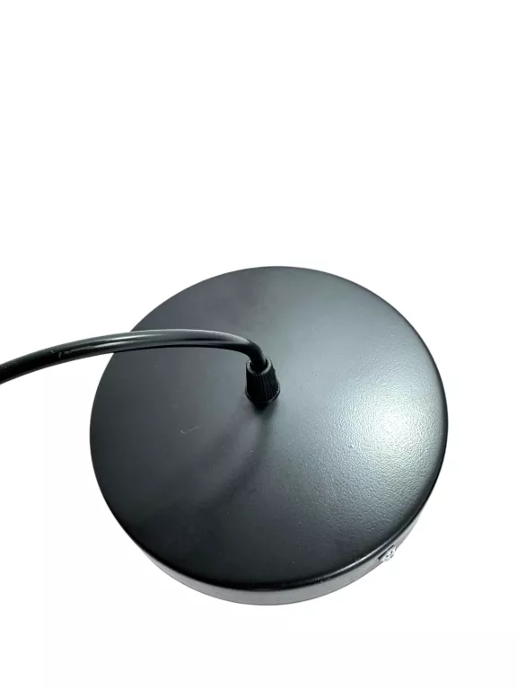 LAMPA WISZĄCA CZARNA ZE ZŁOTYM ŚRODKIEM