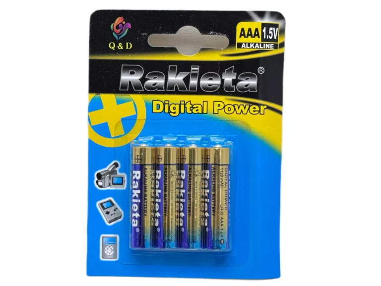 BATERIE RAKIETA ALKAICZNE AAA 4SZT