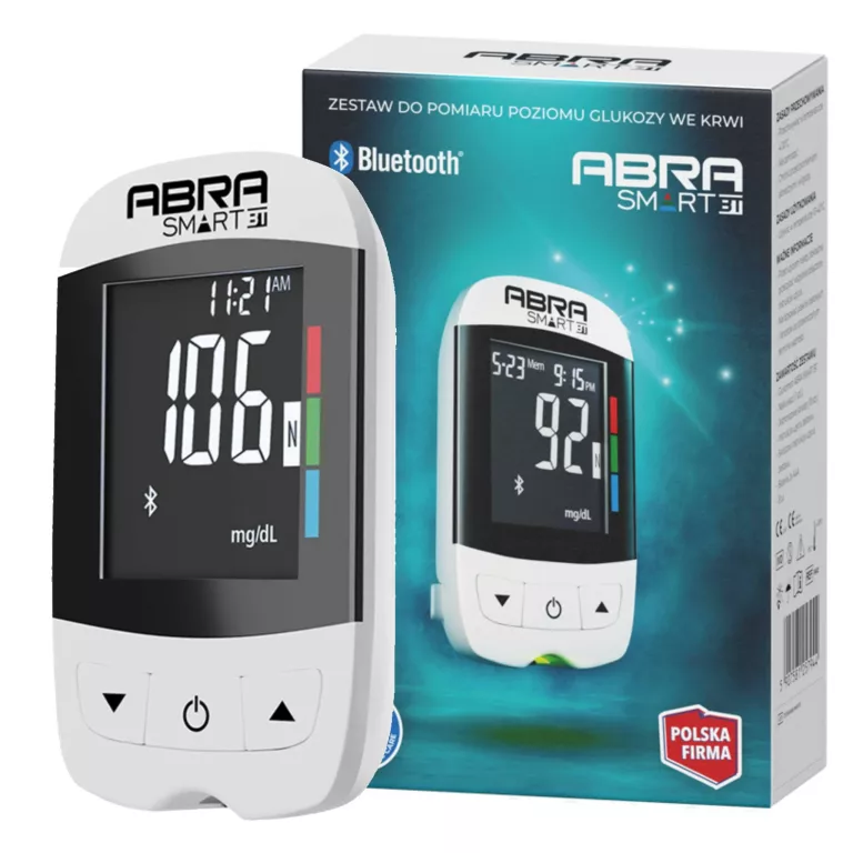 ABRA SMART ZESTAW DO POMIARU GLUKOZY WE KRWI