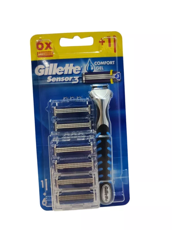 MASZYNKA NA WKŁADY DO GOLENIA GILLETTE SENSOR 6 SZT