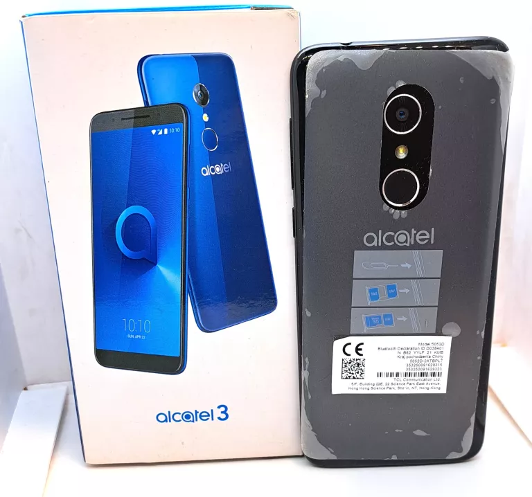 SMARTFON ALCATEL 3 MODEL 5052D 2/16 GB STAN IDEALNY ORGINALNY KOMPL !!