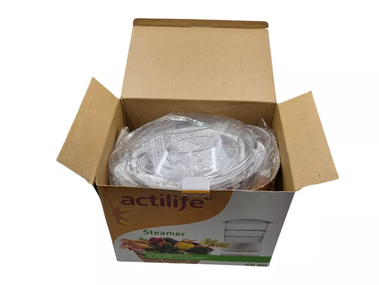 PAROWAR URZĄDZENIE DO GOTOWANIA NA PARZE ACTILIFE STEAMER | 900W | TIMER