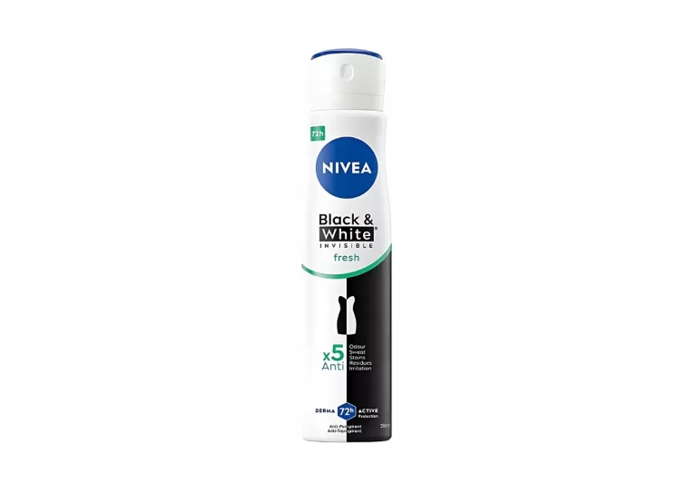 NIVEA BLACK&WHITE INVISIBLE FRESH 72H ANTYPERSPIRANT SPRAY DAMSKI 150ML