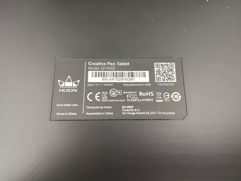 TABLET GRAFICZNY HUION CREATIVE PEN TAB Q11K V2