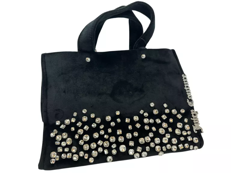 TOREBKA JUICY COUTURE CZARNA CEKINY
