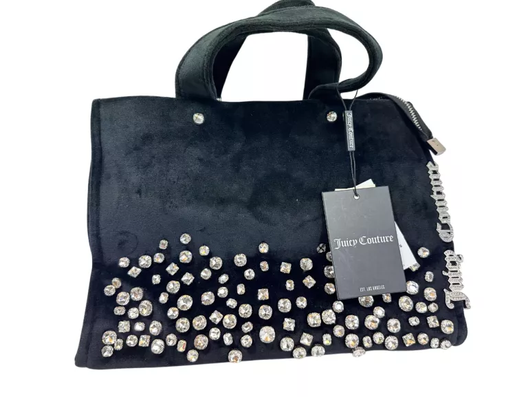 TOREBKA JUICY COUTURE CZARNA CEKINY