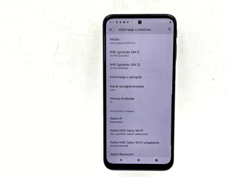 MOTOROLA MOTO G31 4/64 NFC ANDROID 12