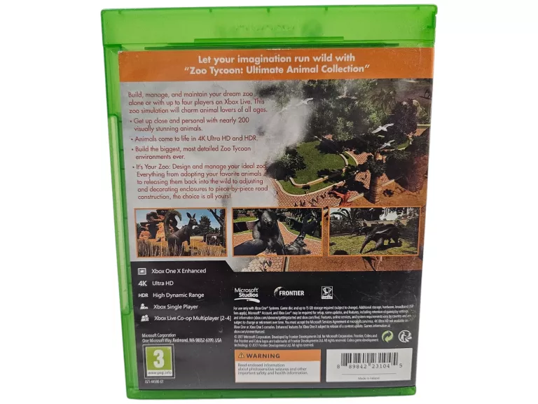 GRA XBOX ONE ZOO TYCOON