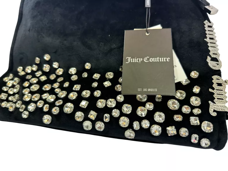 TOREBKA JUICY COUTURE CZARNA CEKINY