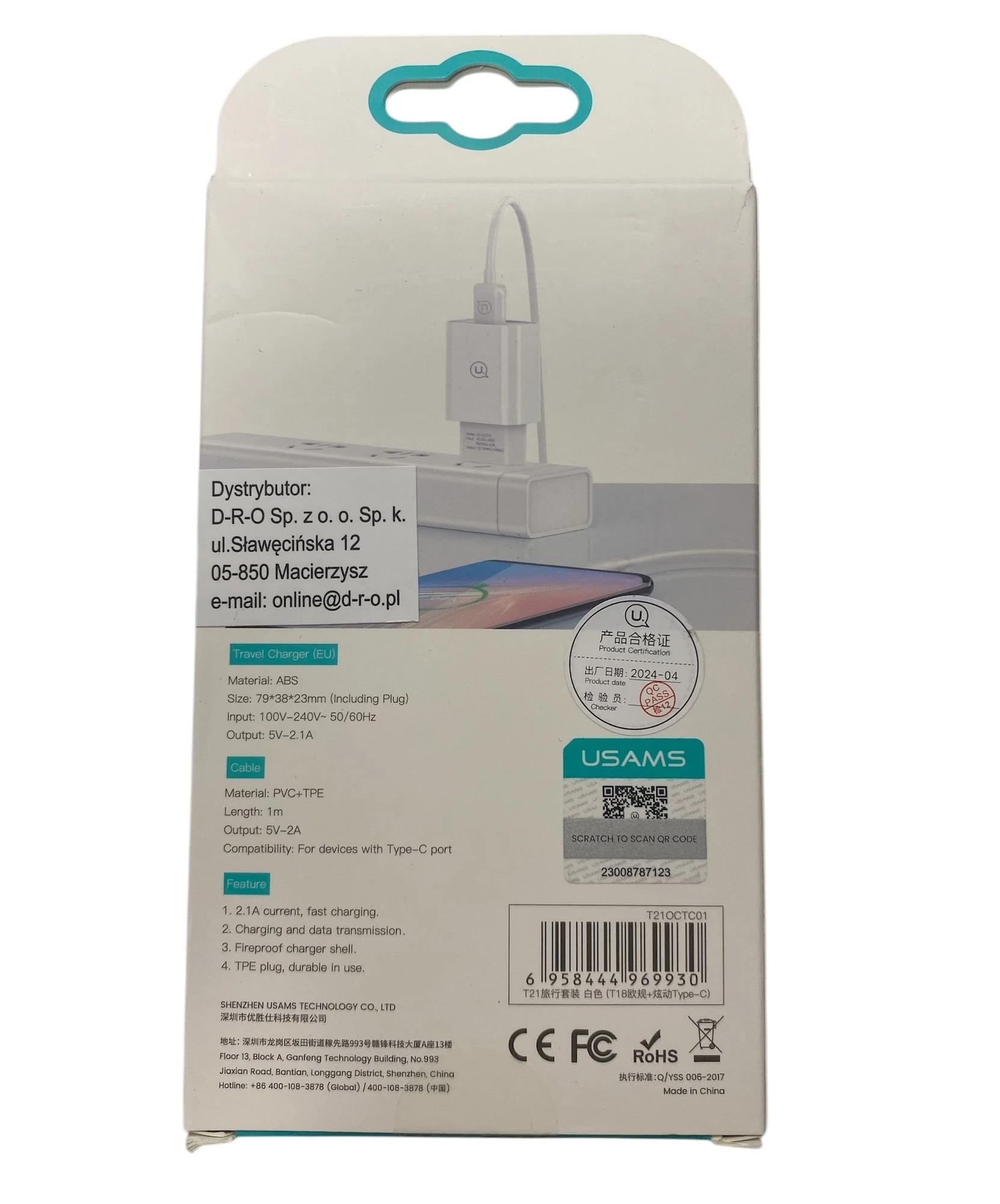 ladowarka-sieciowa-usb-kabel-usb-c-t21-usa000449-stan-11323-238058