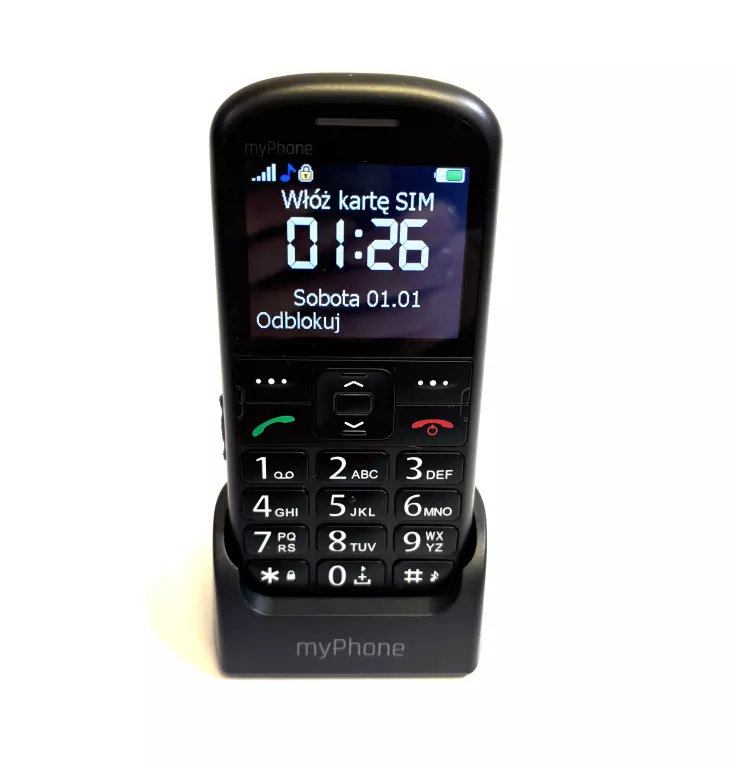 TELEFON MYPHONE HALO 2 + ŁADOWARKA + PUDEŁKO