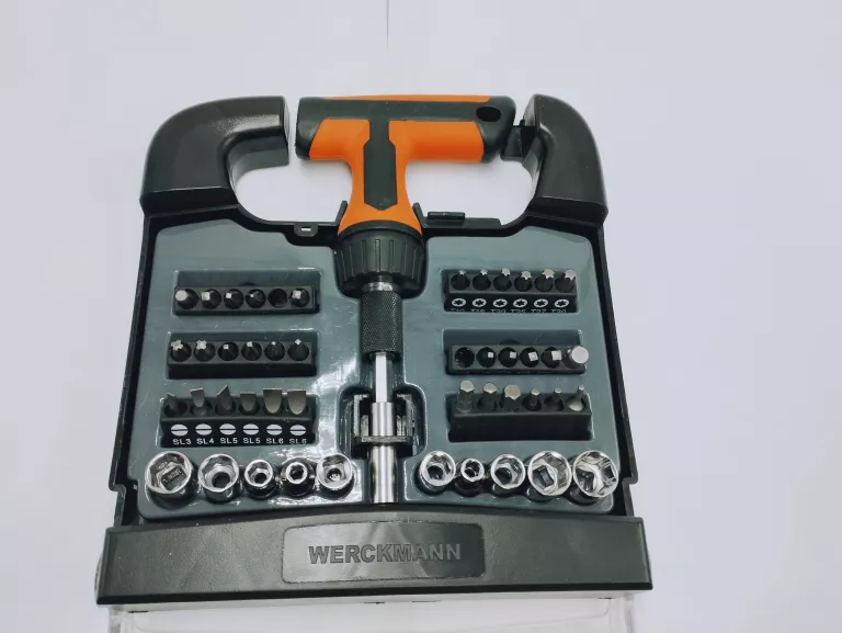 ZESTAW NARZĘDZI WERCKMANN 48 EL GRZECHOTKA TORX KRZYŻAK