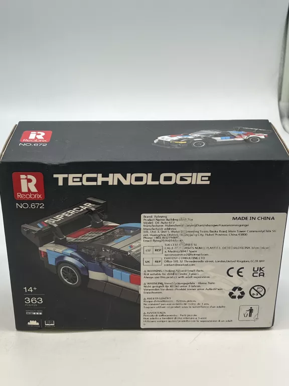 CX14 KLOCKI REOBRIX NO.672 TECHNOLOGIC