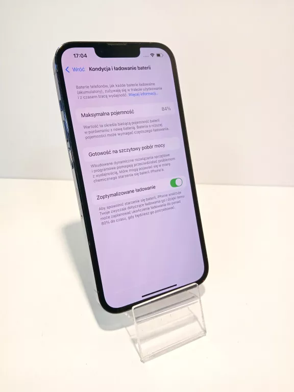 APPLE IPHONE 13 PRO 128 GB NIEBIESKI KONDYCJA BATERII 84%