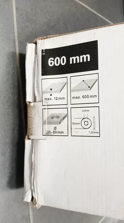 ELLIX PRZECINARKA RĘCZNA DO GLAZURY 600 MM