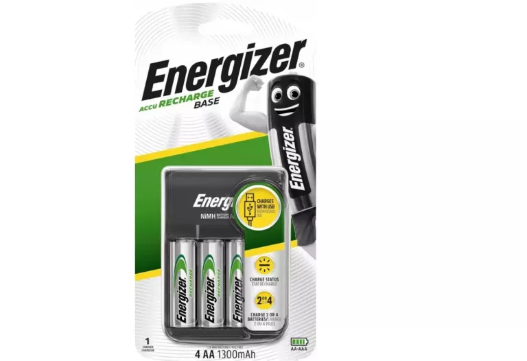 ŁADOWARKA DO AKUMULATORKÓW ENERGIZER ACCU RECHARGE BASE + 4 AA 1300 MAH