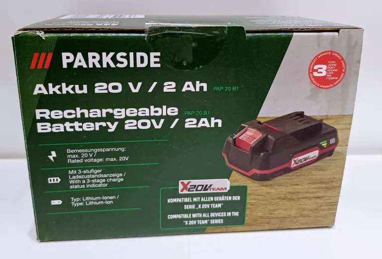 PARKSIDE AKUMULATOR 20V/2AH