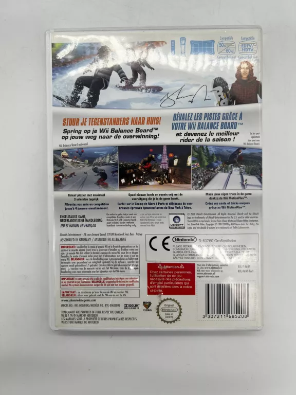 GRA NA NINTENDO WII SHAUN WHITE SNOWBOARDING: WORLD STAGE