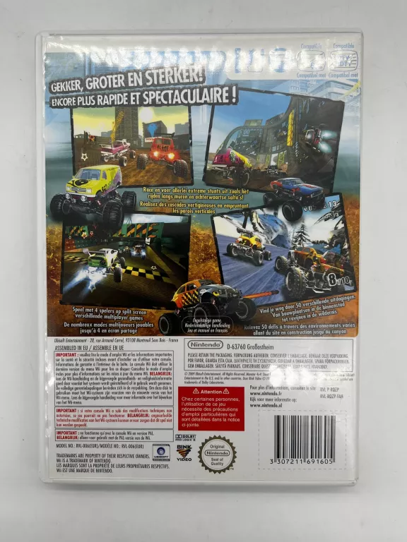 GRA NA NINTENDO WII MONSTER 4X4: STUNT RACER