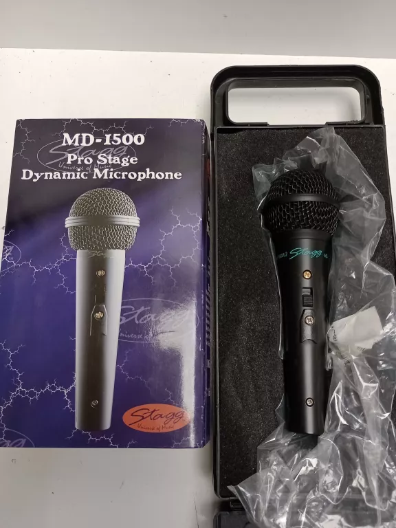 MIKROFON STAGG MD-1500 PRO STAGE DYNAMIC MICROPHONE