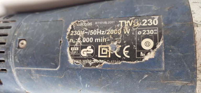 TOP CRAFT TWS 2300 DUZA SZLIFIERKA KATOWA 2000W
