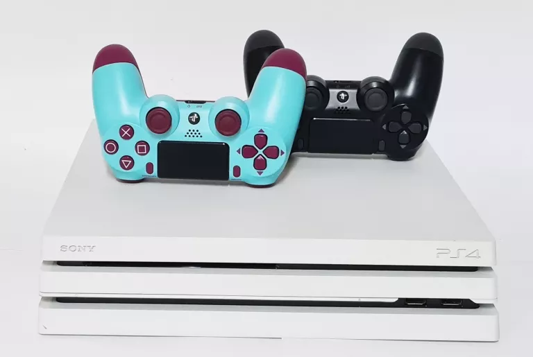 LIMITOWANA KONSOLA PS4 PRO 1TB BIAŁA + 2 PADY