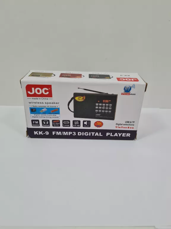 MINI RADIO PRZENOŚNE RADYJKO KIESZONKOWE NA AKUMULATOR JOC CZARNE