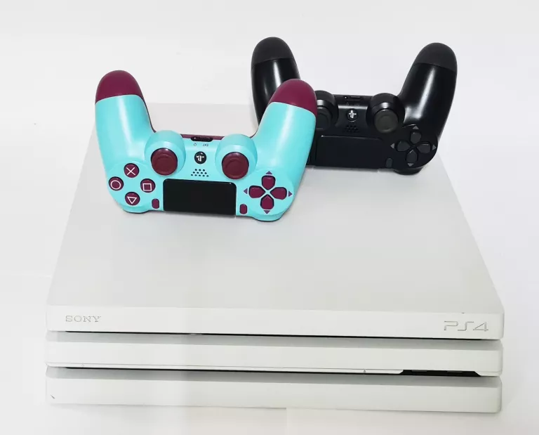 LIMITOWANA KONSOLA PS4 PRO 1TB BIAŁA + 2 PADY