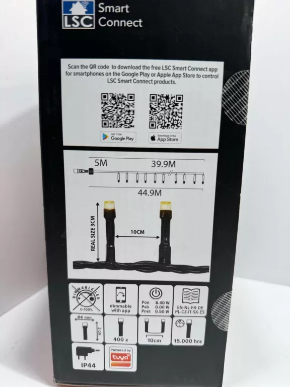 LAMPKI CHOINKOWE LSC SMART CONNECT 400LED