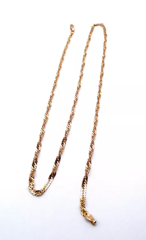 ZŁOTY ŁAŃCUSZEK (585) 6,19G DŁ.50CM