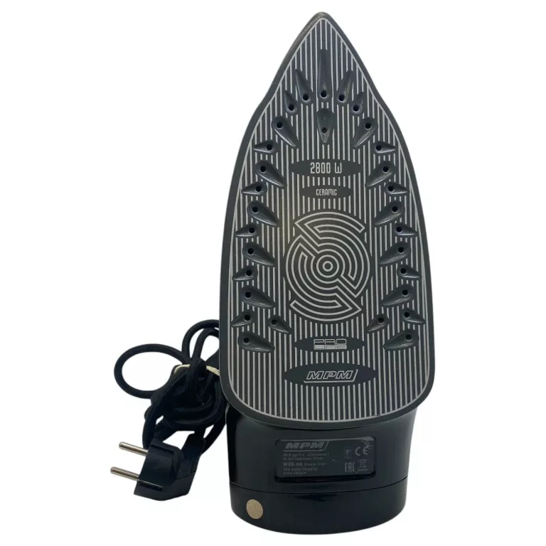 ŻELAZKO PAROWE ZE STOPĄ CERAMICZNĄ MPM MZE-04 2800W