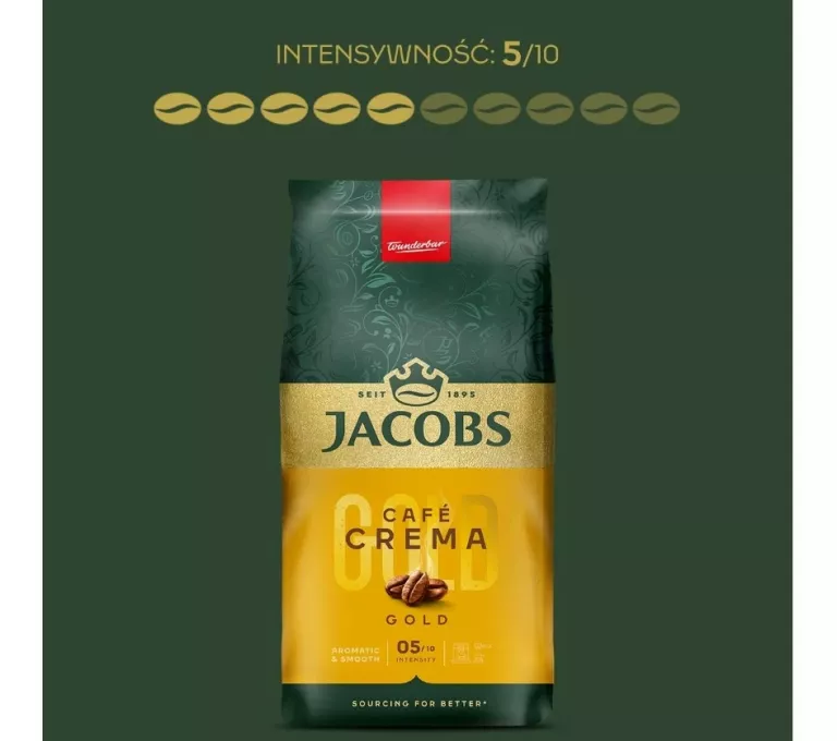 KAWA ZIARNISTA JACOBS CREMA GOLD 1KG