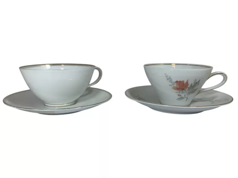 ZASTAWA 2 FILIŻANEK PORCELANOWYCH