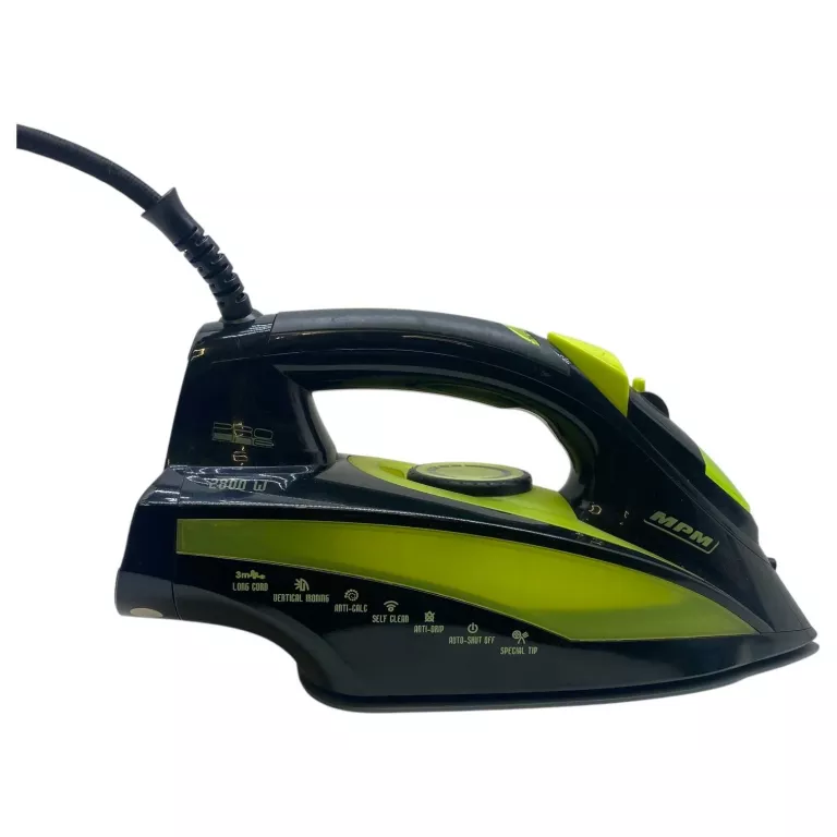 ŻELAZKO PAROWE ZE STOPĄ CERAMICZNĄ MPM MZE-04 2800W