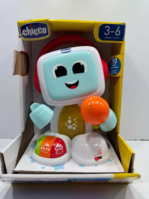 CHICCO HAPPY MUSIC ROBIT SING ALONG ŚPIEWAJĄCY ROBOT DZIECI INTERAKTYWNY