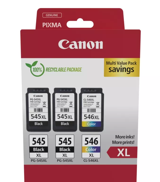 TUSZ CANON XL 545 545 546 OKAZJA FABRYCZNIE ZAPAKOWANY!