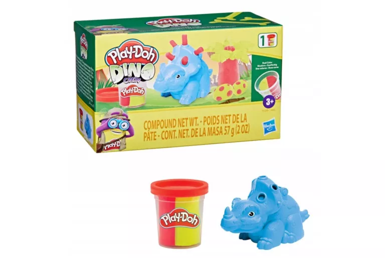 PLAY DOH DINO CREW TRICERATOPS HASBRO ZABAWKOWY DINOZAUR