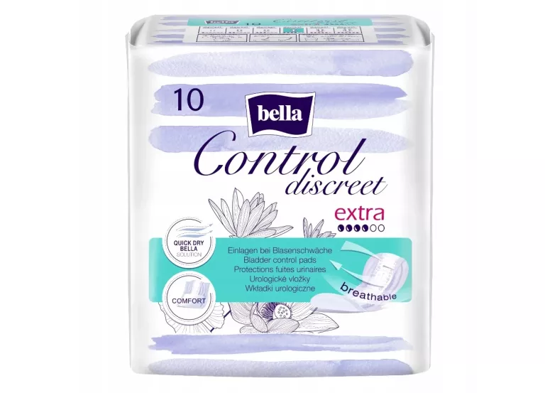WKŁADKI UROLOGICZNE BELLA CONTROL EXTRA 10 SZT.