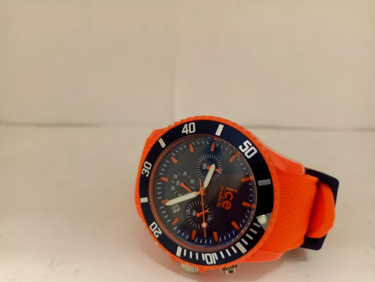 ZEGAREK ICE WATCH ICE CHRONO 48MM IW019844 ZWART POMARANCZOWY