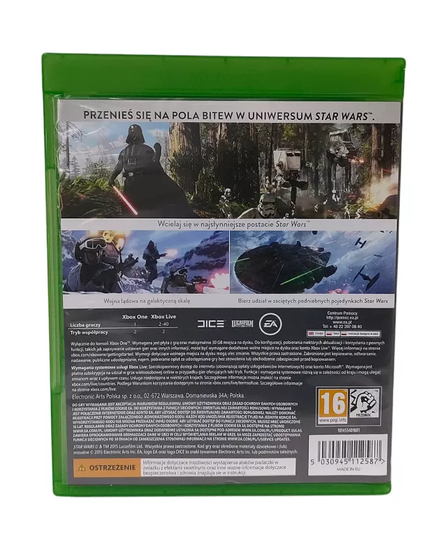 STAR WARS: BATTLEFRONT MICROSOFT XBOX ONE