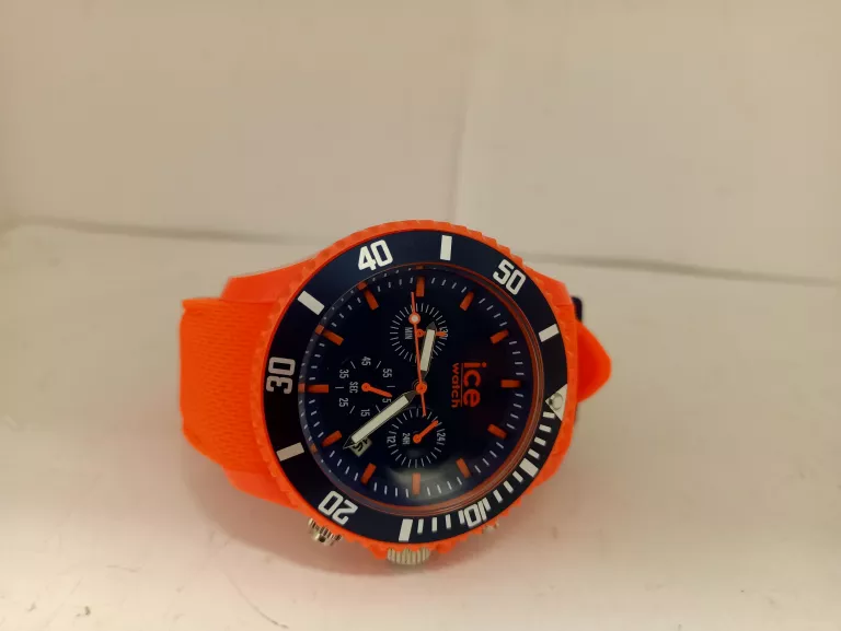 ZEGAREK ICE WATCH ICE CHRONO 48MM IW019844 ZWART POMARANCZOWY