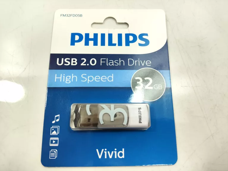 PENDRIVE PHILIPS VIVID 32GB