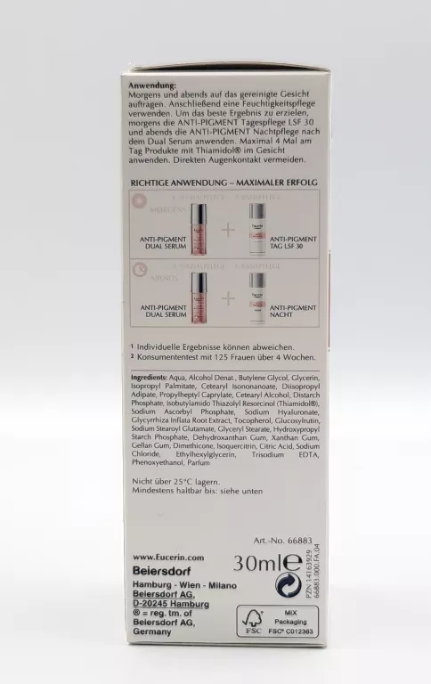EUCERIN ANTI-PIGMENT SERUM O PODWÓJNYM DZIAŁANIU NA PRZEBARWIENIA, 30 ML