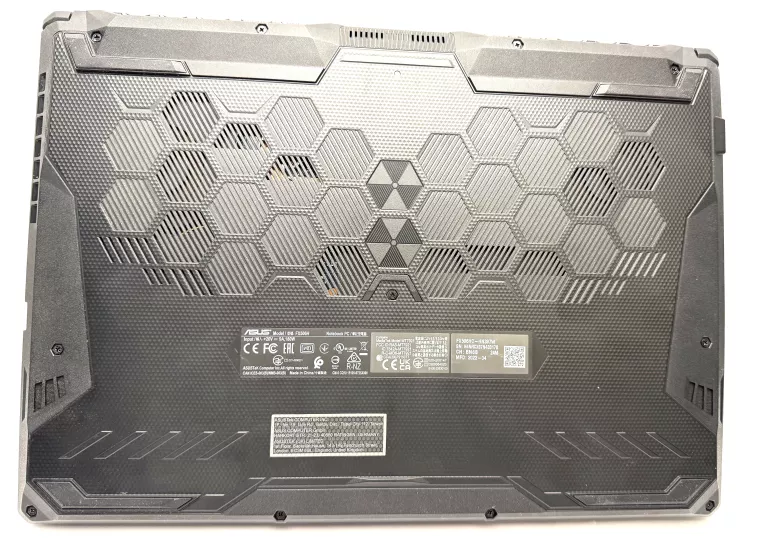 LAPTOP GAMINGOWY ASUS TUF GAMING F15 I5 11GEN 16/512GB PUDEŁKO