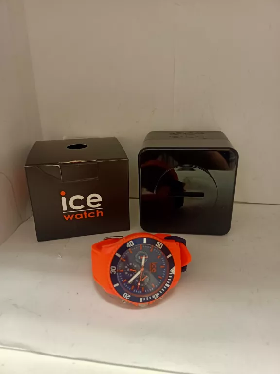 ZEGAREK ICE WATCH ICE CHRONO 48MM IW019844 ZWART POMARANCZOWY