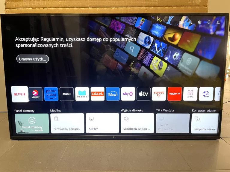 TELEWIZOR LED LG 55UQ751COLF 55CALI 4K SMART TV /KPL