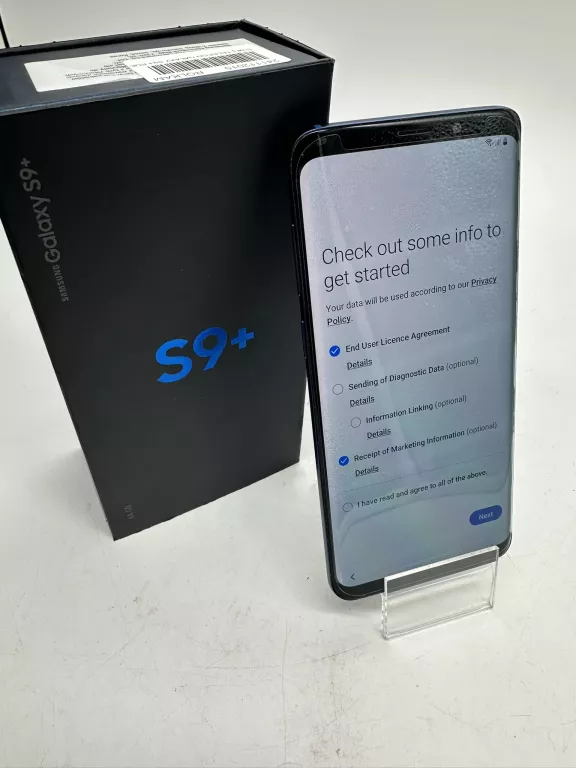 GALAXY S9+ 6/64GB 3500MAH 12MP 6,2" KOMPLET OPIS