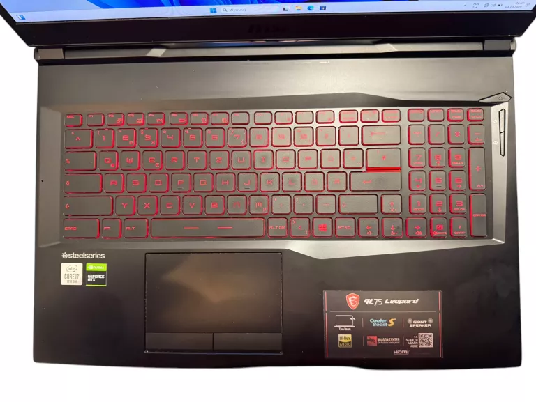 LAPTOP MSI GL75 LEOPARD I7-10750H 16/500 GB GTX 1660 TI